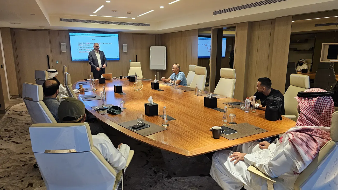 Executive session in a client boardroom