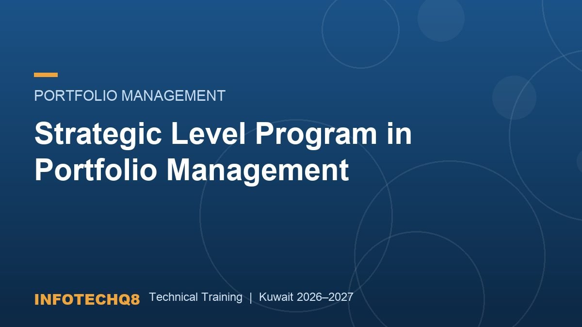 Strategic Level Program in Portfolio Management